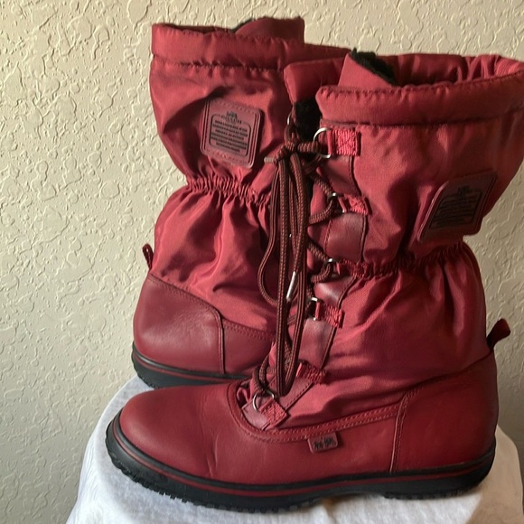 Coach: Sage (A9177) Red Winter Boots- 8 - Picture 5 of 16